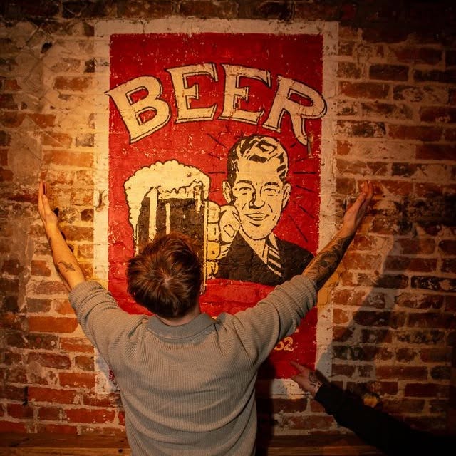 Craft beer selection
